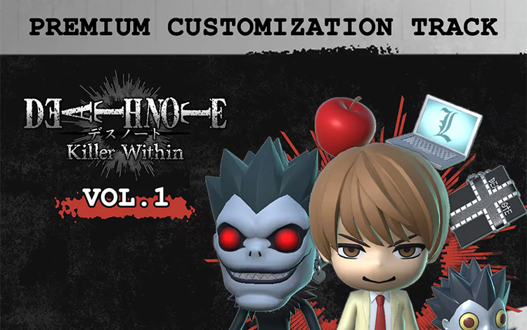 DEATH NOTE Killer Within - Premium Customization Track Vol. 1